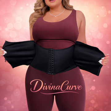 Colombian Waist trainer with zipper and button-up body-shaping tank top