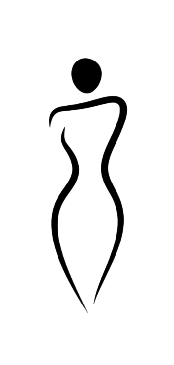 DISE;O DE UNA SILUETA DE MUJER ICONO